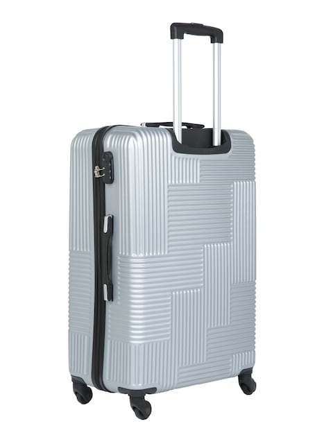 Senator Hard Case Medium Luggage Trolley Suitcase for Unisex ABS Lightweight Travel Bag with 4 Spinner Wheels KH110 Violet