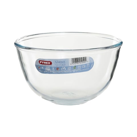 Pyrex Glass Round Bowl - 1 Liter- Clear