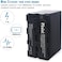 DMK Power NP-F970/NP-F960"4 Pcs 9800mAh Battery and 1 x DC-01 Digital Dual Battery Charger", made for LED Photo Video Lights and Monitor only (Not for Cameras &amp; Camcorder)