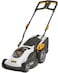 Alpina Italy AL1 38 Li Lawn Mower Cordless 48V with Battery &amp; Charger, Black &amp; White, 38 cm Cutting Width, Your Local UAE Distributor