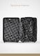 Lightweight 3-Pieces ABS Hard side Travel Luggage Trolley Bag Set with Lock for men / women / unisex Hard shell strong