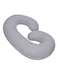 Moon Bamboo Maternity C-Shape Pillow, Grey