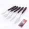 Generic 5Pcs/Set Stainless Iron Oil Painting Scraper Supplies Oil Painting Shovel Palette Knife