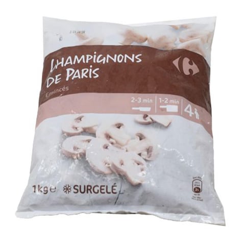 Carrefour Frozen Sliced Mushrooms 1Kg