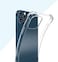 FOCUS iPhone 14 Pro Clear Case Soft Flexible TPU Anti-Shock Slim Transparent Back Cover with Reinforced Bumper Corners 6.1 inch Clear