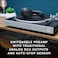 Victrola Hi-Res Carbon Vinyl Record Player, Ortofon 2M Red Cartridge, aptX Adaptive Bluetooth Connectivity, Gold Plated RCA &amp; Preamp Output, Stylish &amp; Sleek Bluetooth Record Player Turntable