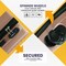 STARGOLD ABS+PC Spinner Wheels Trolley Single Luggage Number Lock Smart Carry On Suitcase 20 Inches