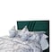 إن هاوس غرناطة هيكل سرير منجد بالمخمل - نفر - 200×120 سم - أخضر غامق