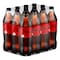 Coca-Cola Zero Calories Carbonated Soft Drink Pet 1L Pack of 12