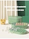 Ice Cube Tray /Soft Bottom 72 Grid/Double Layer Set/With Ice Shovel/Green