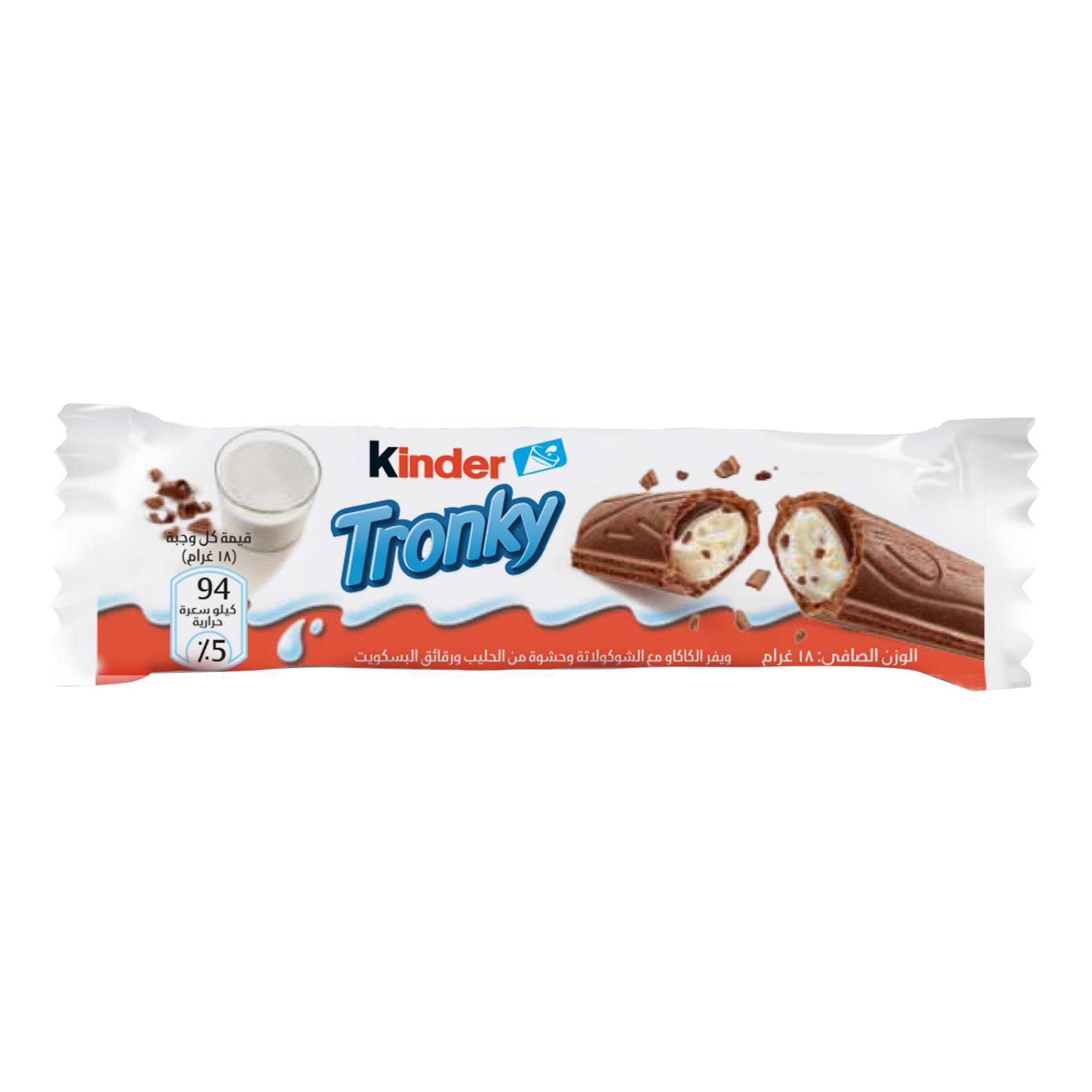 Kinder Tronky Cocoa Wafer With Chocolate 18g