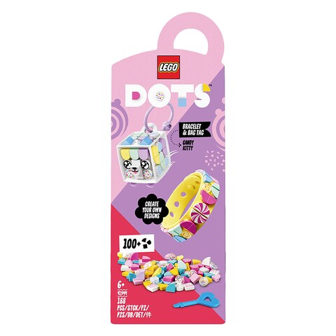 Lego Dots 41944 Candy Kitty bracelet And Bag Tag
