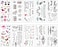 Temporary Tattoos Lovely English Words &amp; Black Designs Body Art Make up for Women Fake Tattoo Sticker Waterproof Tattoo with Star Heart 10 Sheets