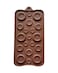 Decorating Molds Button Shaped Silicone Moulds, Cupcake Decor Baking Tool for Fondant Chocolate Candy Paste Sugar Craft