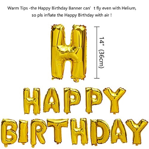 Kungyo 29Th Birthday Party Decorations Kit - Happy Birthday Balloon Banner, Number 29 Balloon Mylar Foil, Black Gold White Latex Ballon,Perfect 29 Years Old Party Supplies