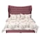 In House Lisbon Velvet Bed Frame - King - 200x200 cm - Dark Pink