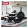Prestige Essentials Non-Stick Cookware Set Black 11 PCS