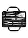 Generic 5-Piece Stainless Steel BBQ Grill Tool Set Silver/Black