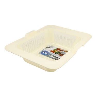 Max Plast Sink Strainer Without Chopping Board White