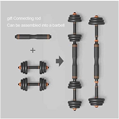 Max Strength 30Kg Dumbbell And Barbell Set Weightlifting Fitness Adjustable Dumbbells Barbell Set 2 In 1 Lifting Dumbells Weights For Body Workout