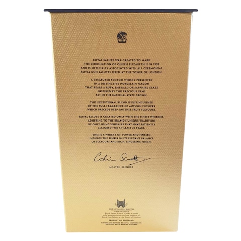 Royal Salute 21 Year Old Blended Scotch Whiskey 700ml