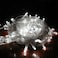 Lavish Holiday LED Christmas Lights Outdoor String Lights Decoration For Party Holiday Wedding Garland 100 LED White