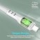 Promate TransLine-Ci 27W Power Delivery USB-C to Lightning Cable with Transparent Shells