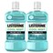 Listerine Cool Mint Daily Mouthwash Milder Taste Mint Flavour 500ml Pack of 2