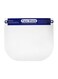 Generic - 5-Piece Protective Anti-Fog Face Shield Clear/White/Blue 35X5X25Centimeter