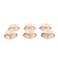 XIANGYU Dinner Set Porcelain Gold, 12pcs tea/coffee set cups/ Saucer. 12pcs for 6 people. New Ceramic Bone China, The rich and colorful designs with real 24K gold.