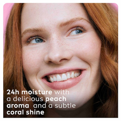 Labello 24-Hour Melt-in Moisture Peach Shine Lip Balm 4.8g