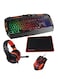 Meetion - MT-C500 Wired Gaming Keyboard And Mouse Set Black/Orange