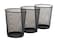 Generic Pack Of 3 Round Mash Waste Basket Trash Can Recycling Bin Perfect For Home/Office Wastebasket Recycling Bin Trash Can Bin Wastebasket Trash Cans Waste Basket Bin Trash