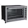 Olsenmark OMO2264 Electric Oven with Convection &amp; Rotisserie, 100L - 2800W Power - Inner Lamp - Adjustable Temperature - Metal &amp; Plastic Material - Black Housing &amp; Sliver Panel