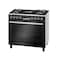 Bosch Gas Cooker HJY5G7V60M 90CM Black Silver