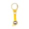 Jar Can Bottle Wine Opener - Multifunctional Kitchen Tool - Open Bottles, Cans, Jars, Safety Seals, Pull Tab - Tight Grip (Yellow )
