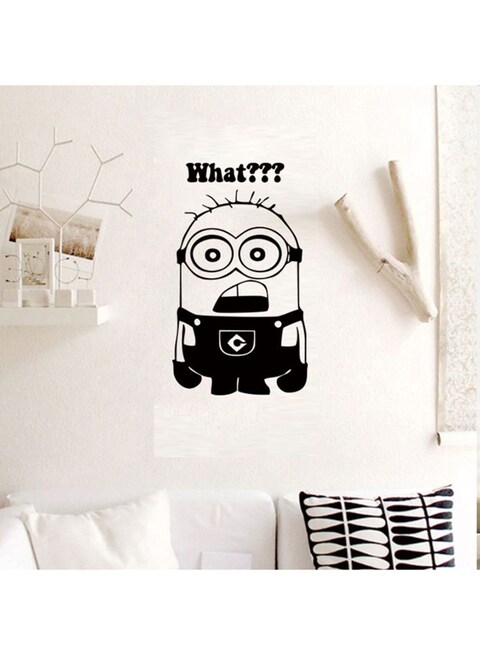 Spoil Your Wall Minion Wall Sticker Black 40x50cm