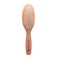 3ME Maestri Hair Brush With Natural Beech Wooden Handle, Large Oval Handle, With Plastic Pins, Ideal For Detangling Hair, #2006