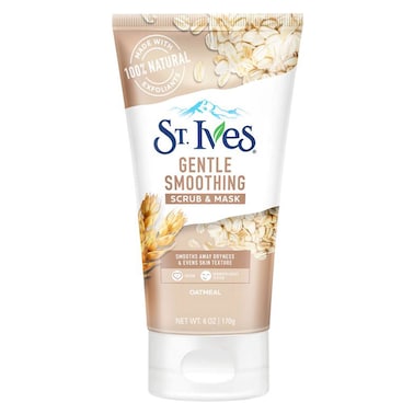 St. Ives Gentle Smoothing Oatmeal Scrub And Mask White 170g