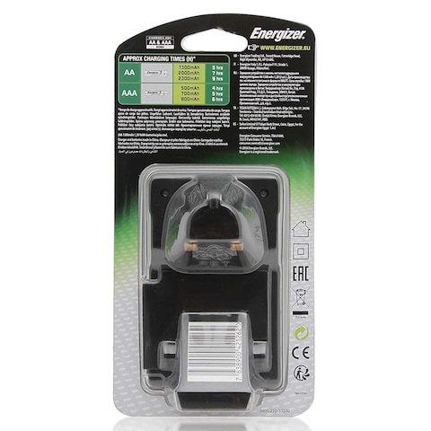 Energizer ACCU Recharge MAXI AA Batteries (1300mAh) - Pack of 2 with Charger