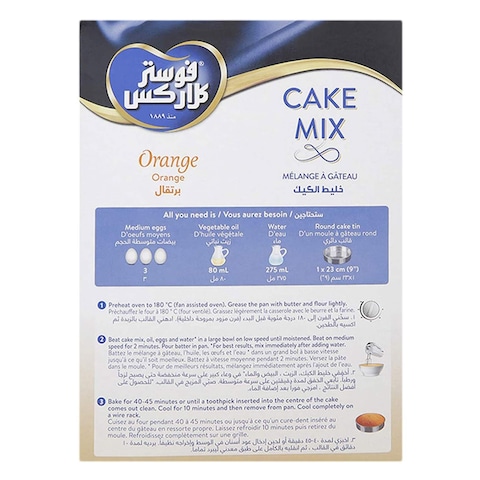 Foster Clark&#39;s Orange Cake Mix 500g