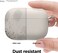 Elago Liquid Hybrid Hang designed for Airpods Pro 2nd Gen (2022) case cover with Carabiner - Stone