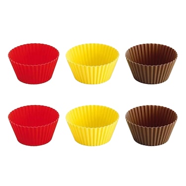 Tescoma 630646 Silicone Baking Muffin Cup 6 Pieces