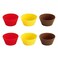 Tescoma 630646 Silicone Baking Muffin Cup 6 Pieces