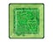 St.Patricks Clover 10 7inches Square Plates