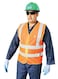 Vaultex - Reflective Net Vest Orange Large