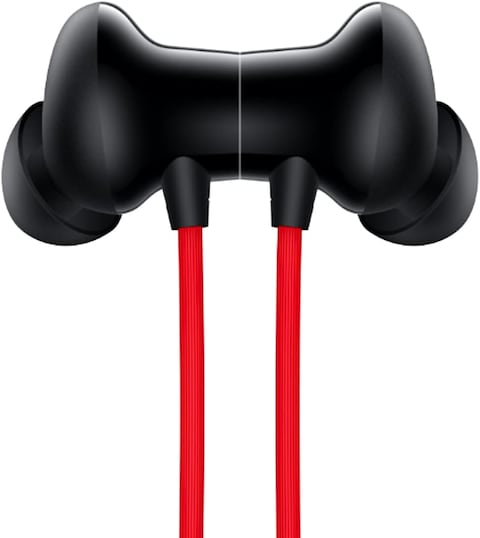 OnePlus Bullets Wireless Z2 Bluetooth 5.0 In Ear Earphones Bombastic Bass 12.4mm Drivers 30 Hrs Battery Life Acoustic Red Online Carrefour UAE