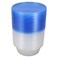Super Disposable Round Container With Lid Clear And Blue 25 PCS