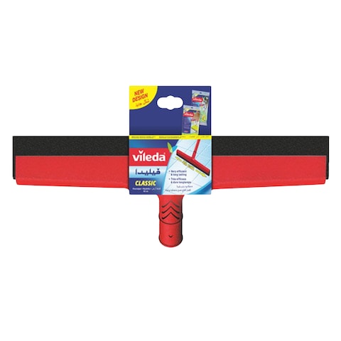Vileda Floor Wiper With Handle 42cm Red/Black