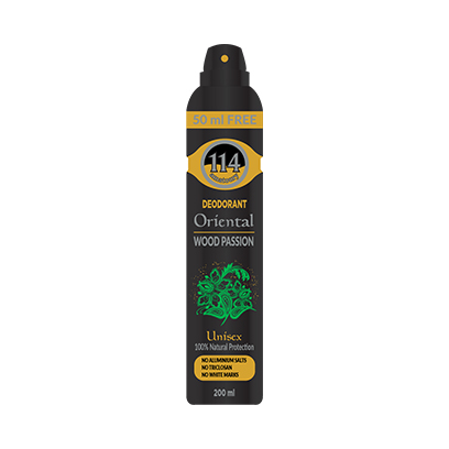 Amatoury 114 Oriental Wood Passion Deodorant Spray 150+50ML